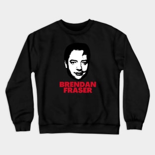 Brendan fraser -> 90s retro Crewneck Sweatshirt